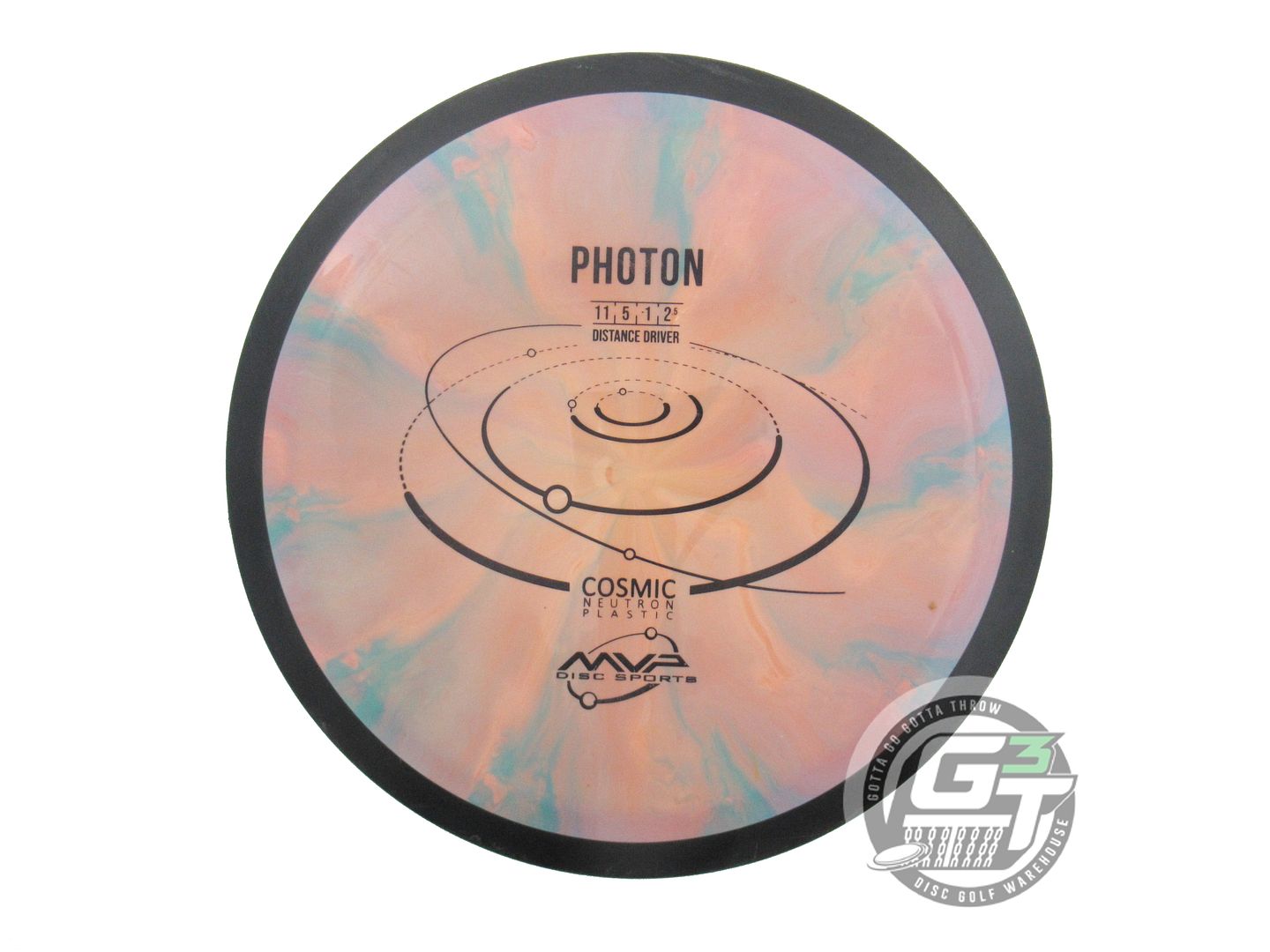 USED MVP Disc Sports Cosmic Neutron Photon 162g Lilac-Peach Distance Driver Disc