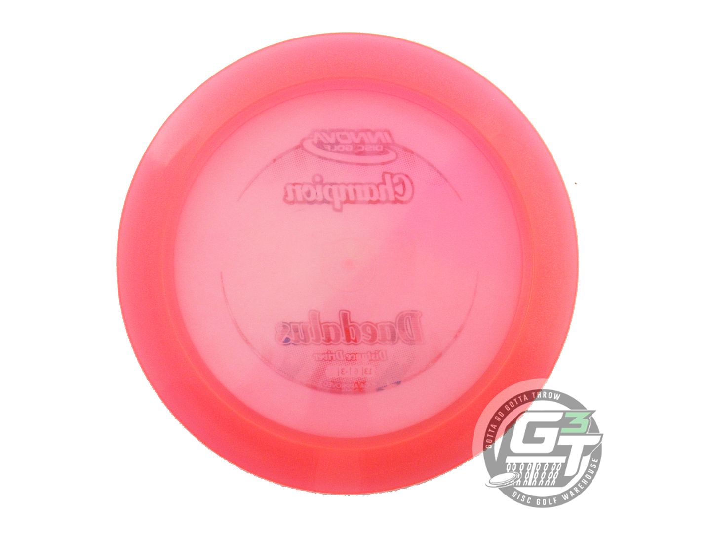 USED Innova Champion Daedalus 172g Pink Flag Foil Distance Driver Golf Disc