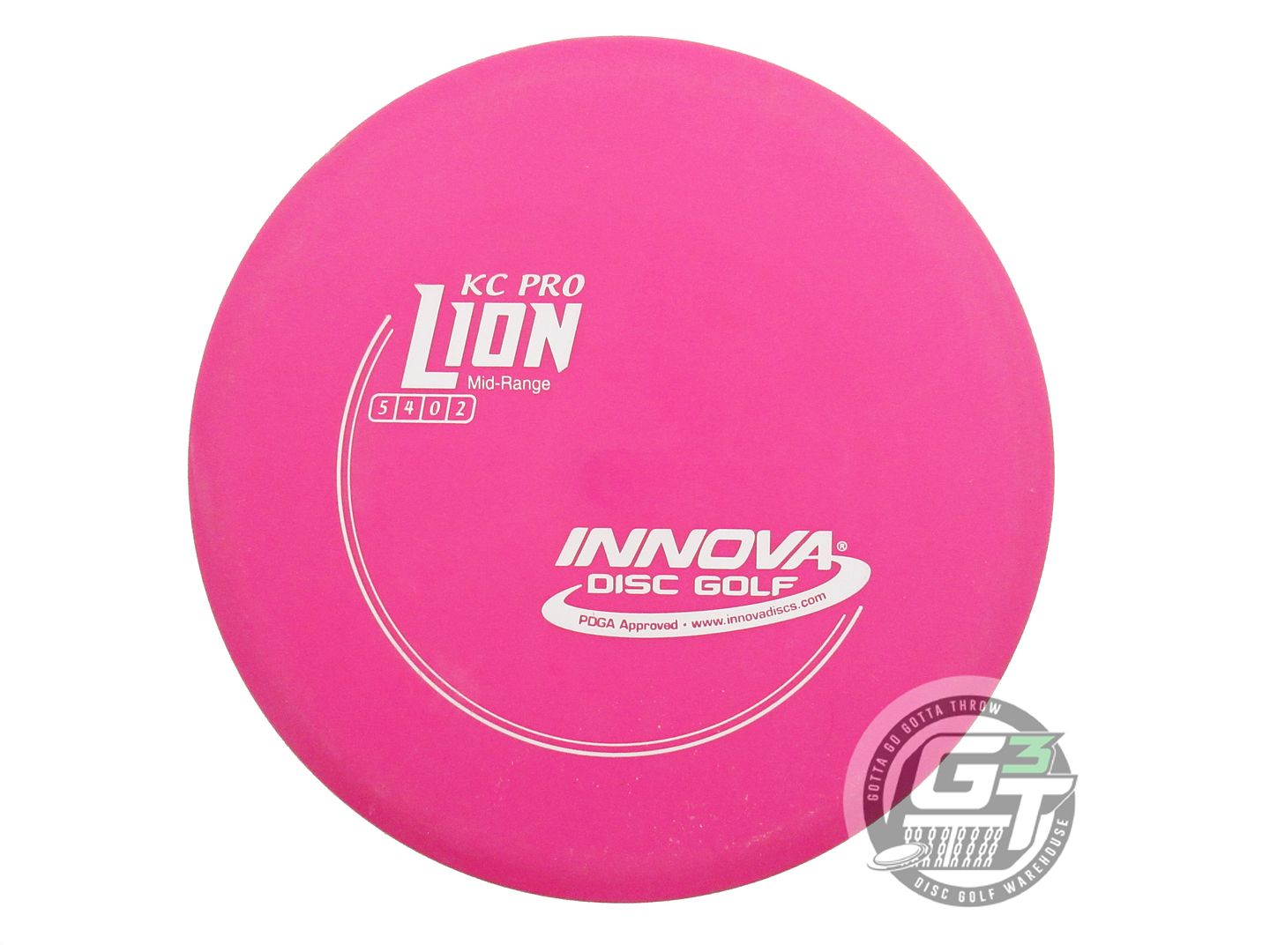 USED Innova KC Pro Lion 177g Magenta White Stamp Midrange Golf Disc