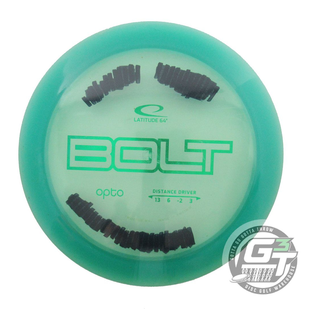 USED Latitude 64 Opto Bolt 173g Seafoam Green Foil Distance Driver Golf Disc