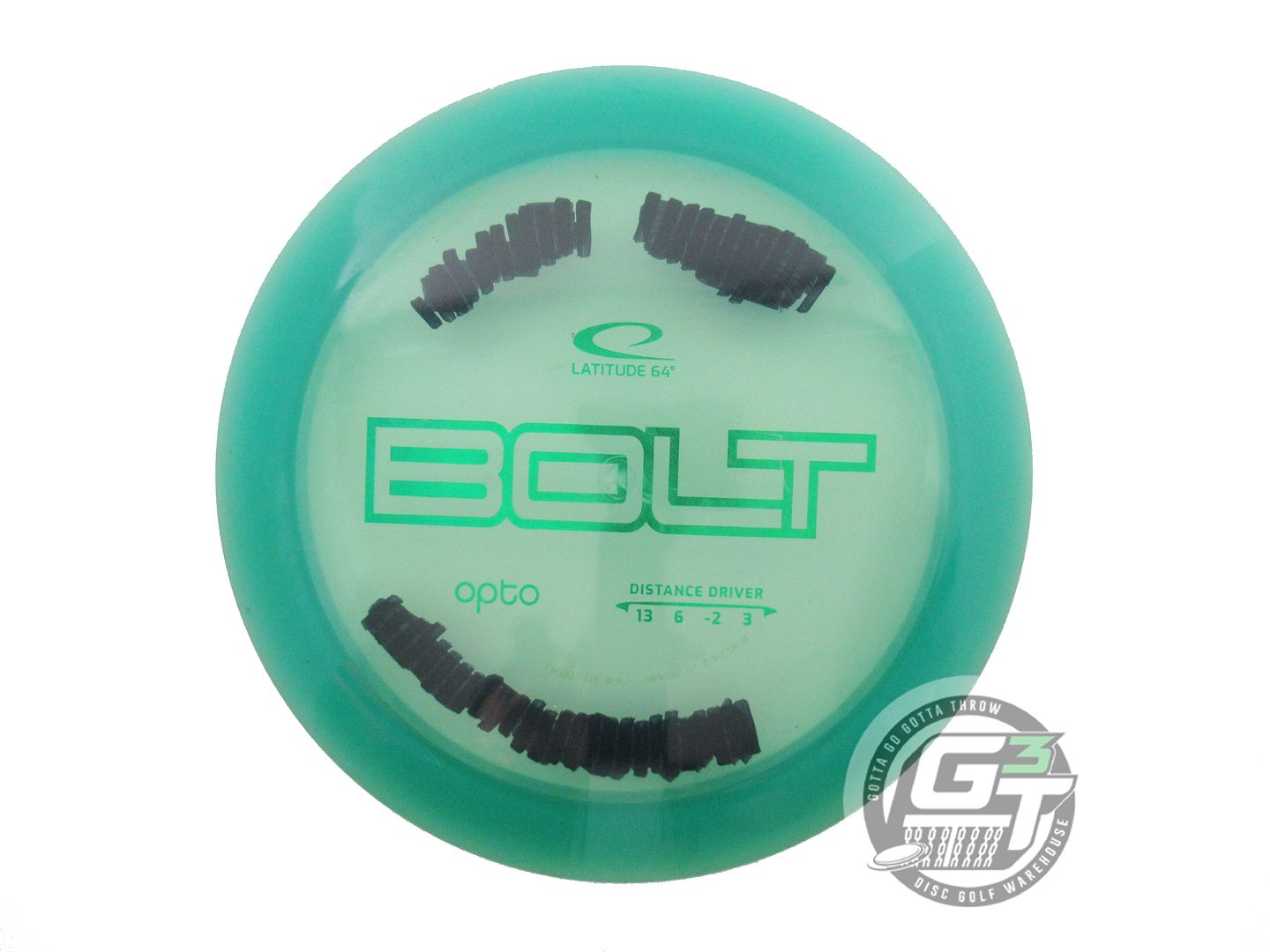 USED Latitude 64 Opto Bolt 173g Seafoam Green Foil Distance Driver Golf Disc