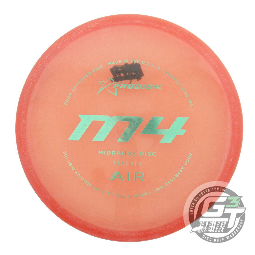 USED Prodigy Discs AIR M4 163g Orange Green Foil CHALKY Midrange Golf Disc