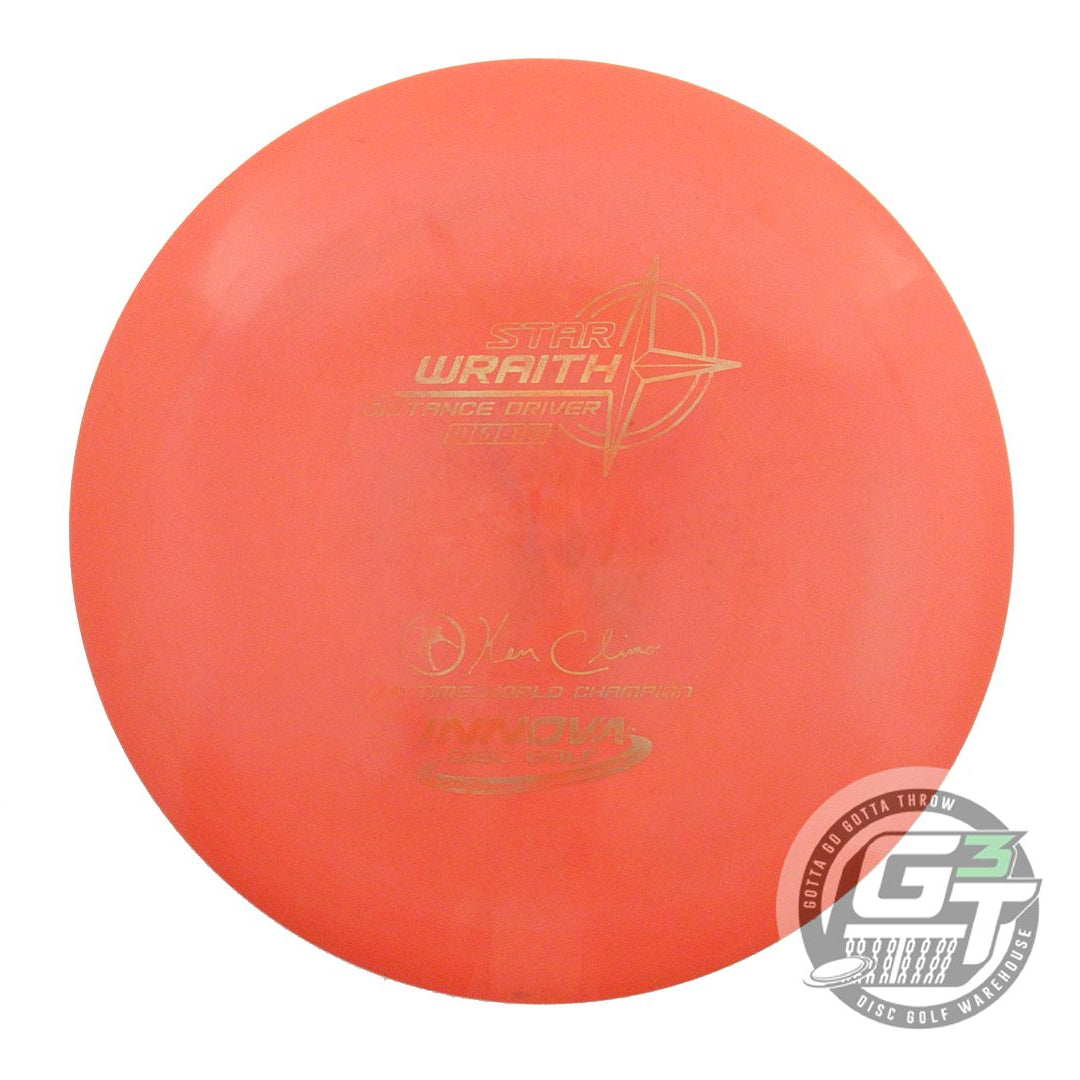 USED Innova Star Wraith 174g Orange Gold Holo Foil Distance Driver Golf Disc