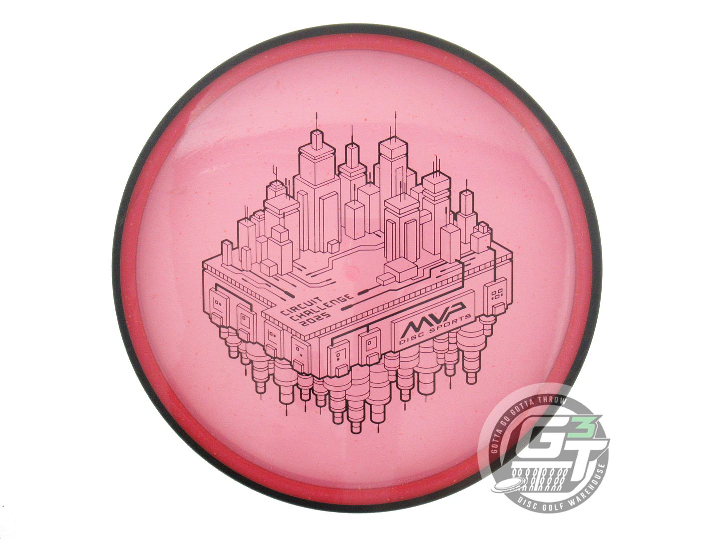 USED MVP Disc Sports Particle Glow Proton Uplink 176g Pink Midrange Disc