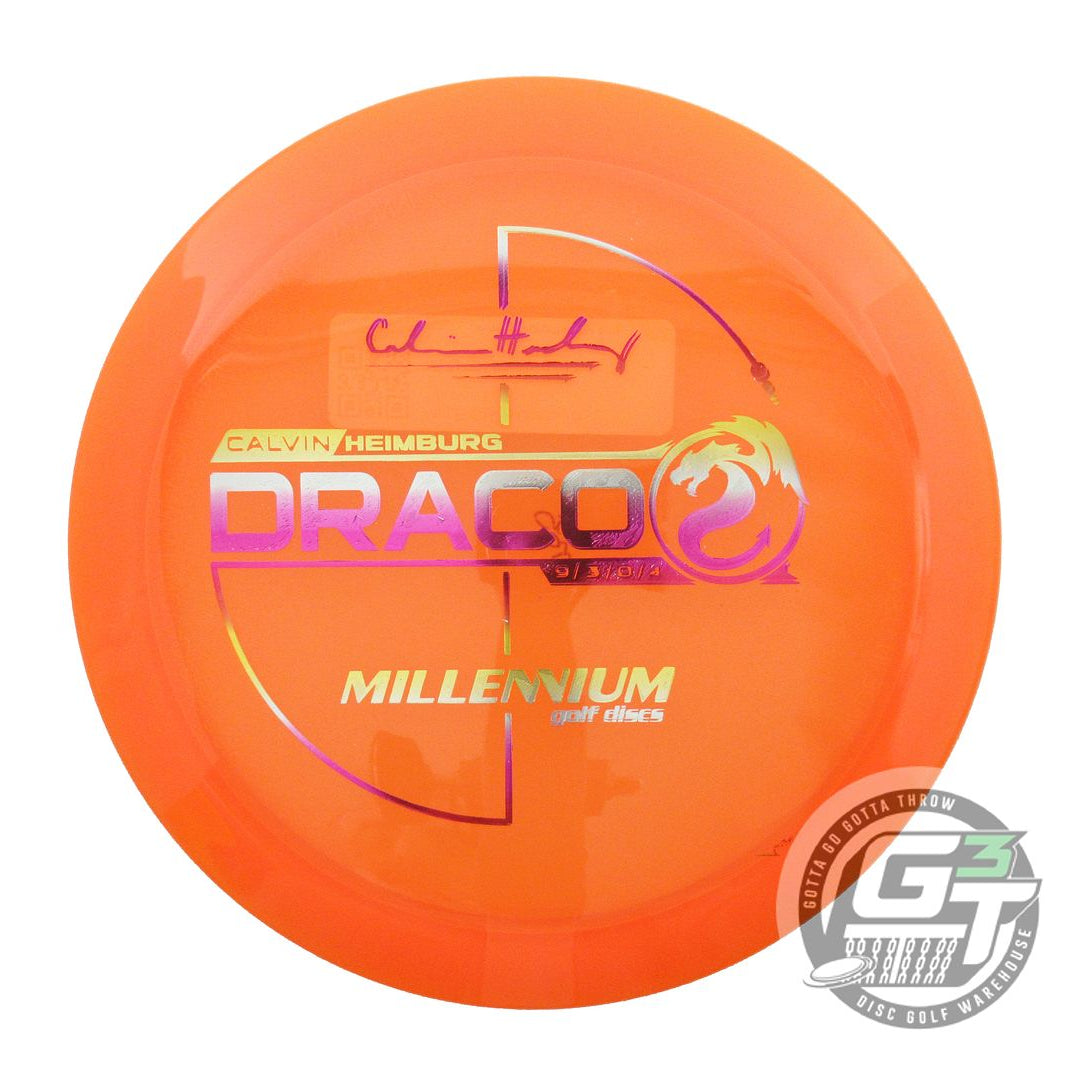 Millennium Calvin Heimburg Signature Flat Top Quantum Draco Distance Driver Golf Disc (Individually Listed)