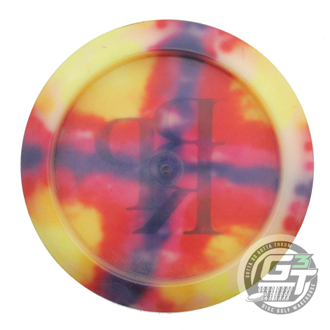 USED Innova I-DYE Champion Destroyer 176g Cross Burst Distance Driver Golf Disc