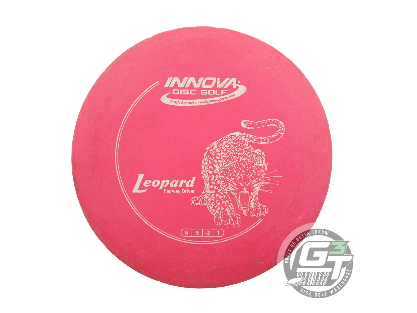 USED Innova DX Leopard 148g Pink White Stamp Fairway Driver Golf Disc