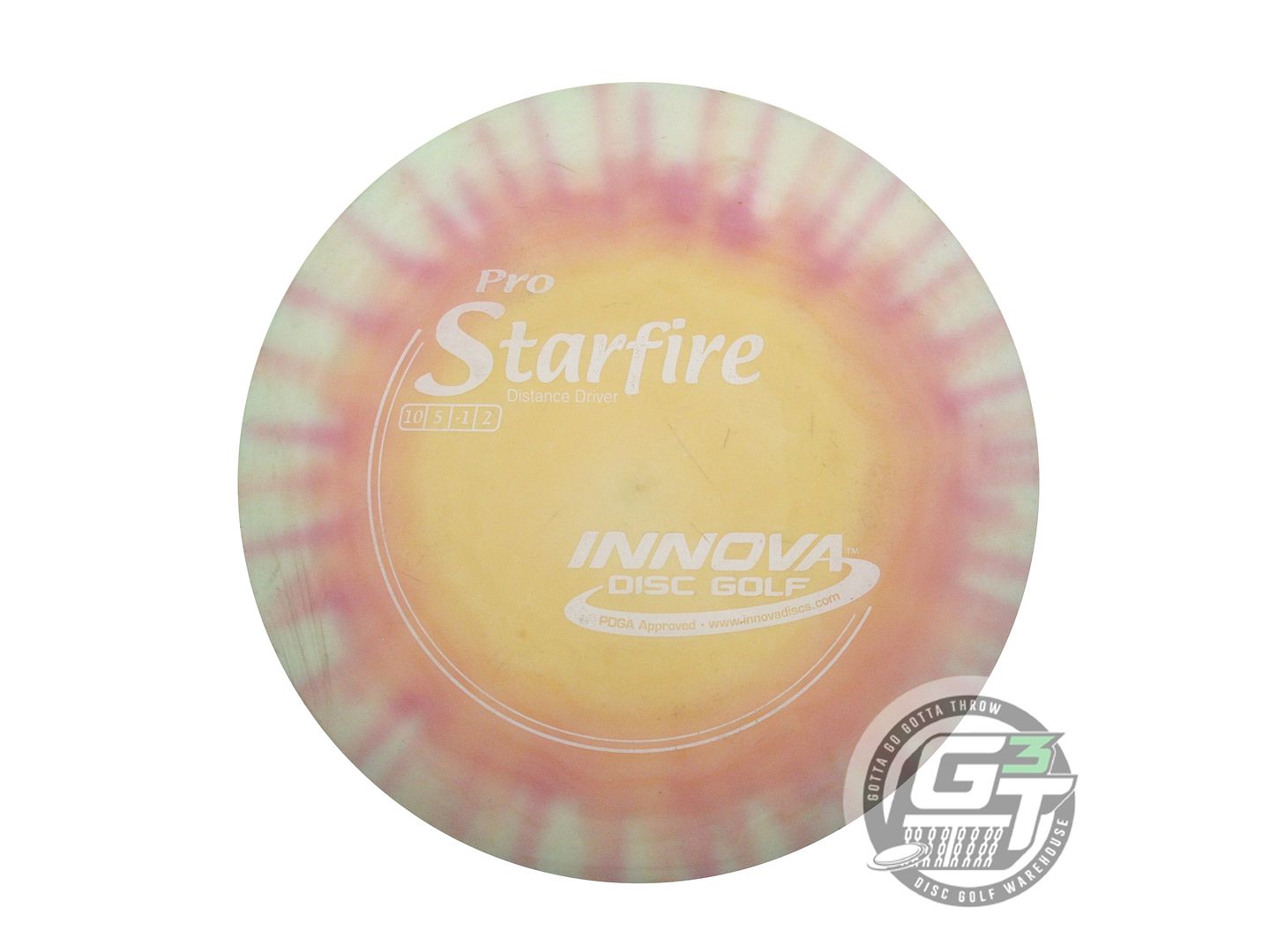 USED Innova I-DYE Pro Starfire 172g Pink Burst Distance Driver Golf Disc