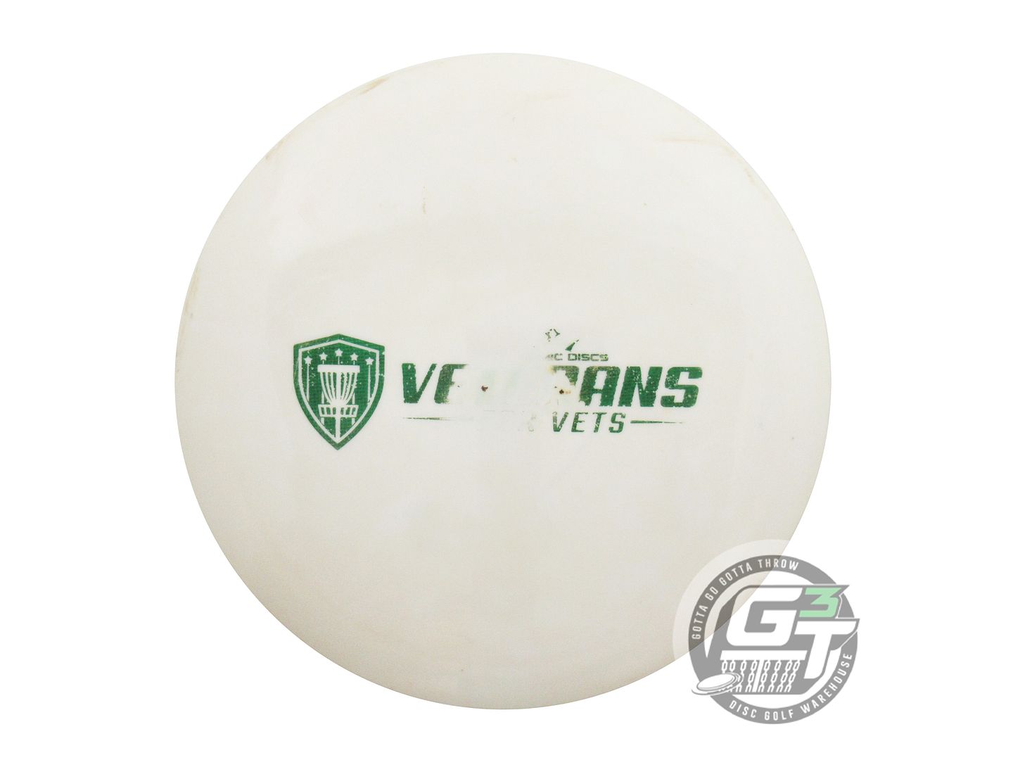 USED Dynamic Discs Fuzion Vandal 171g White Green Matrix Foil Driver Golf Disc