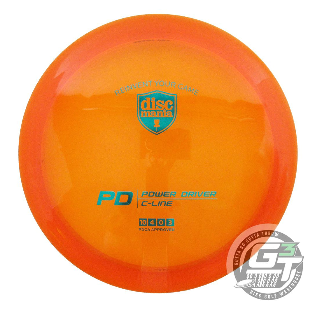USED DiscMania C-Line PD 173g Orange Teal Foil Distance Driver Golf Disc