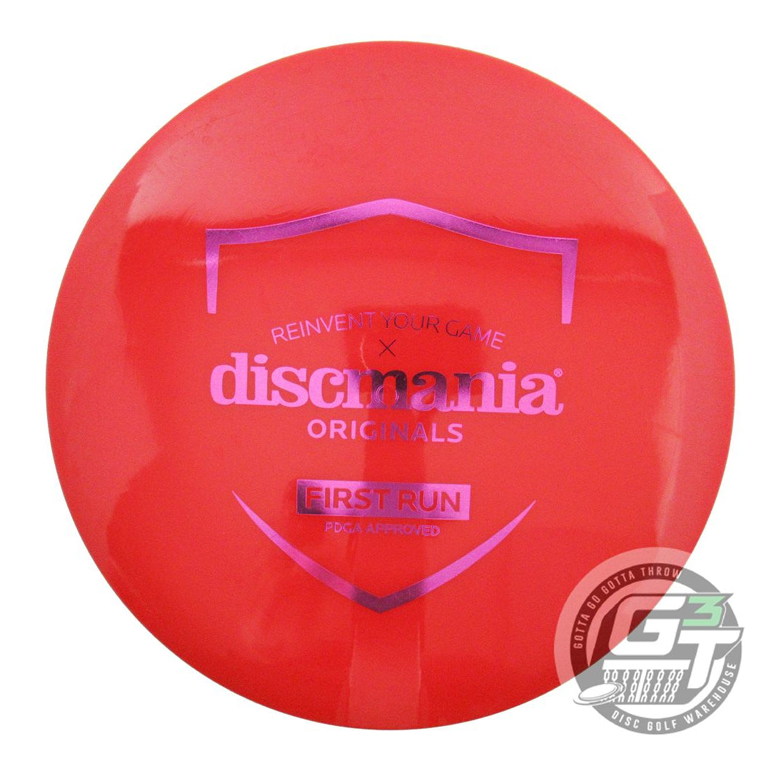 USED DiscMania FIRST RUN S-Line MD5 176g Red Pink Foil Midrange Golf Disc