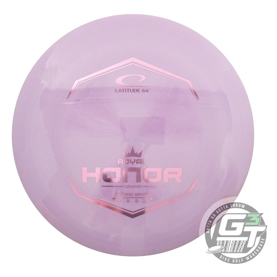 NOS Latitude 64 Royal Grand Honor 173g Lilac Pink Foil Fairway Driver Golf Disc