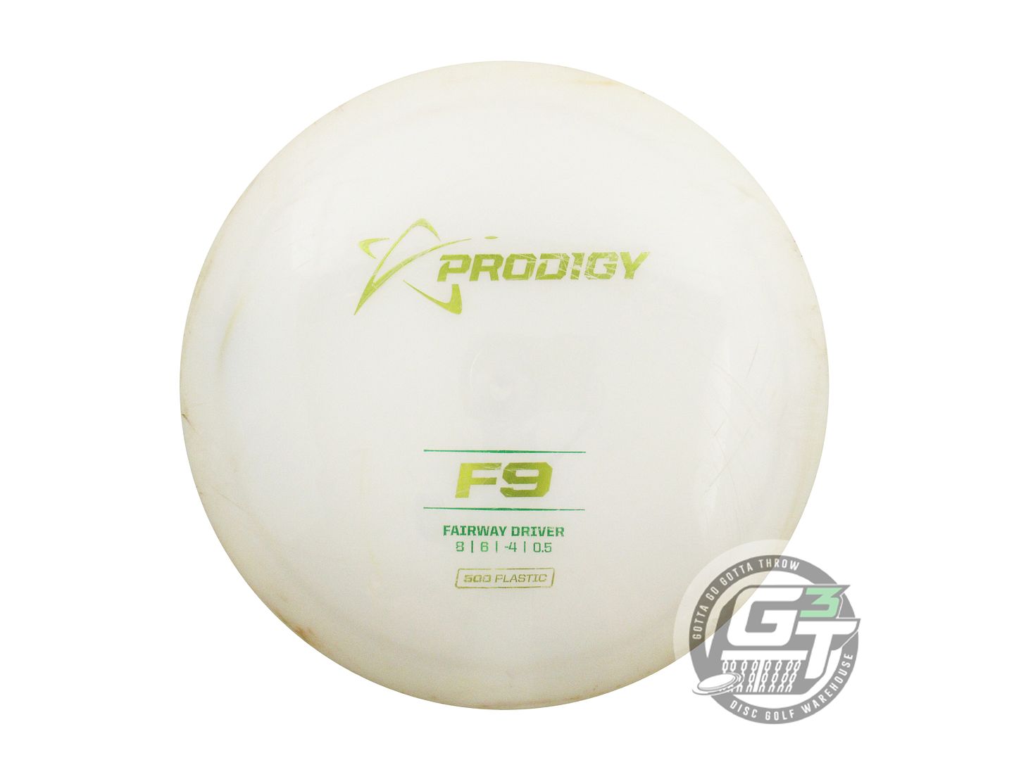 USED Prodigy Discs 500 F9 175g White Gold Foil Fairway Driver Golf Disc