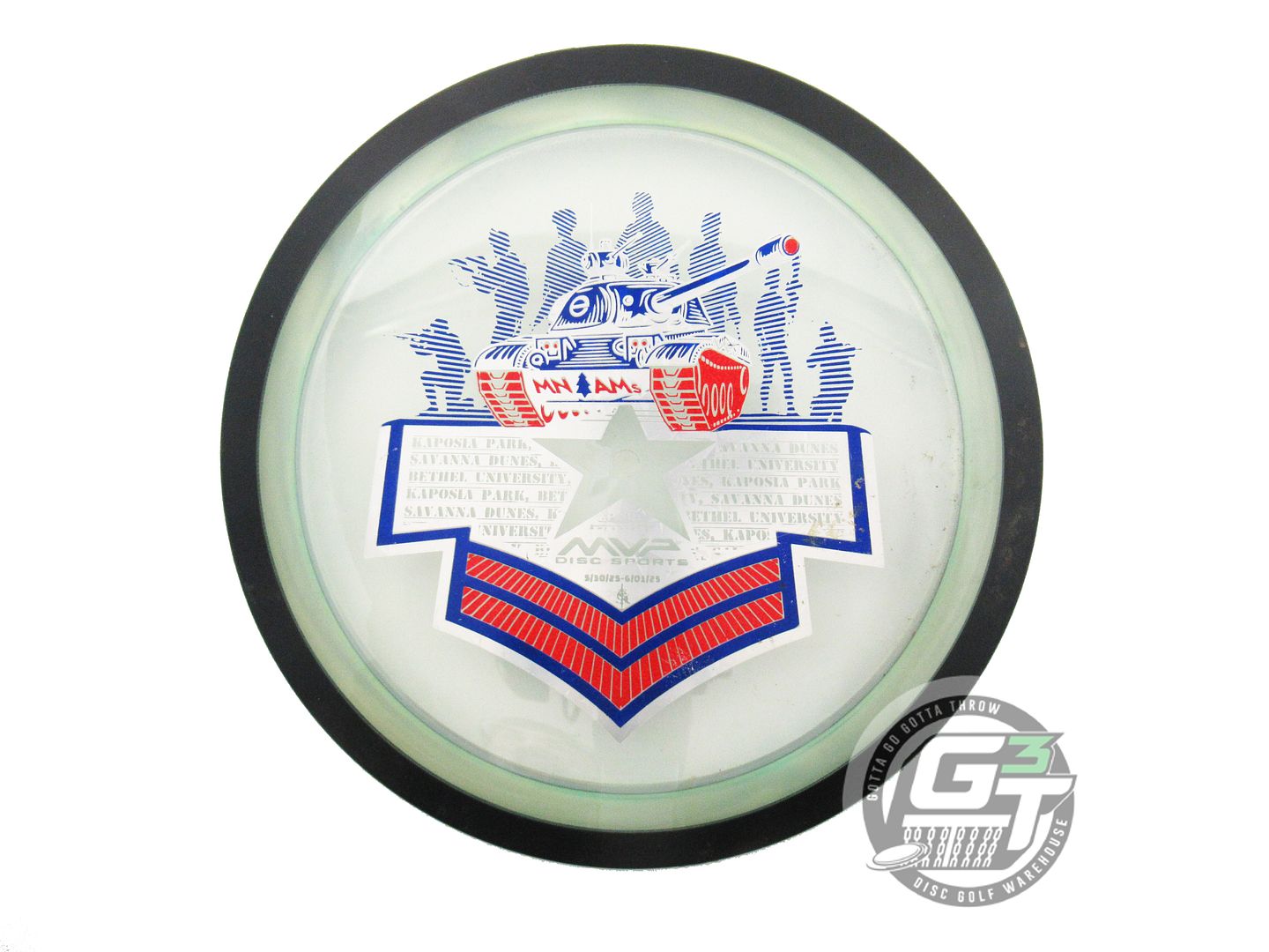 USED MVP Disc Sports Proton Wave 173g Clear Distance Driver Golf Disc