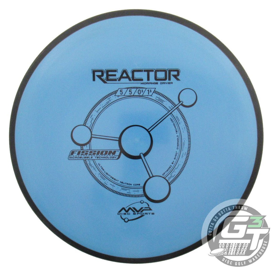 USED MVP Disc Sports Fission Reactor 176g Blue Midrange Golf Disc