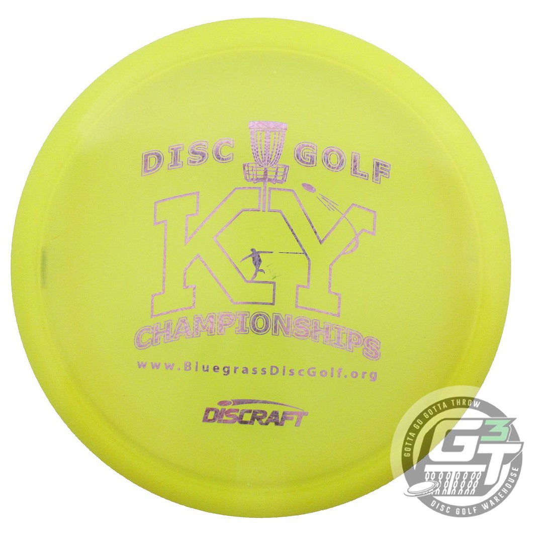USED Discraft Z Buzzz SS 179g Yellow Lilac Foil Midrange Golf Disc