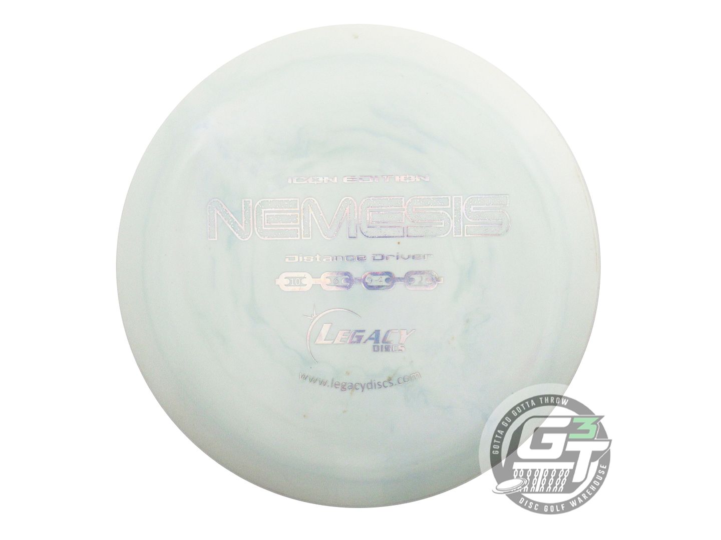 USED Legacy Discs Icon Nemesis 177g Mint Money Foil Distance Driver Golf Disc