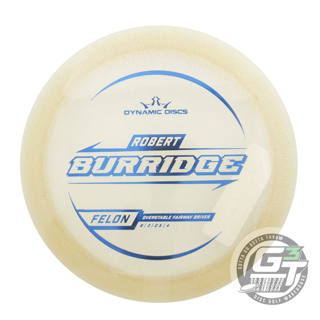 Dynamic Discs Limited Edition 2025 Team Series Robert Burridge Gold Metal Flake Lucid Felon Fairway Driver Golf Disc (Individually Listed)