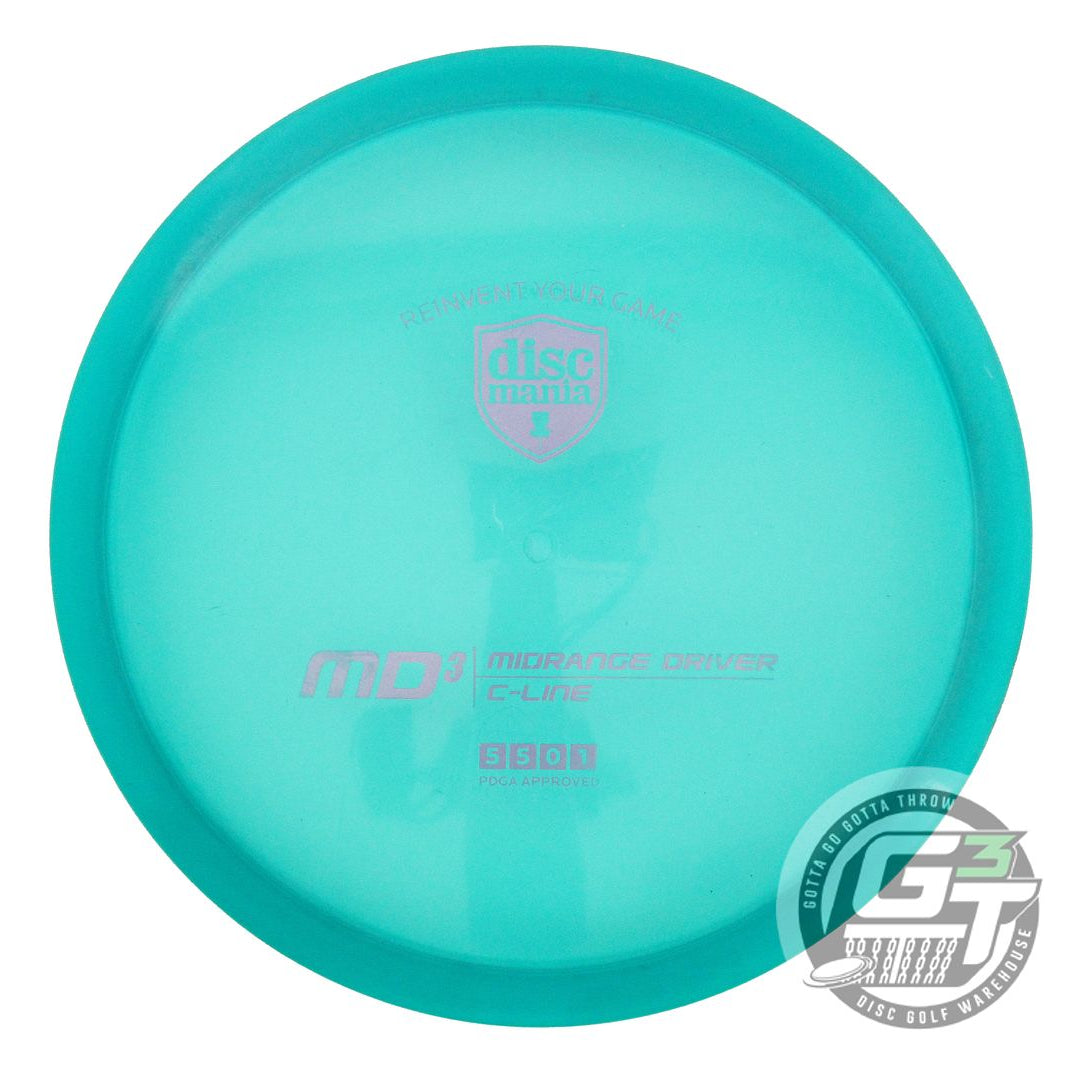 USED DiscMania C-Line MD3 178g Seafoam Lilac Foil Midrange Golf Disc