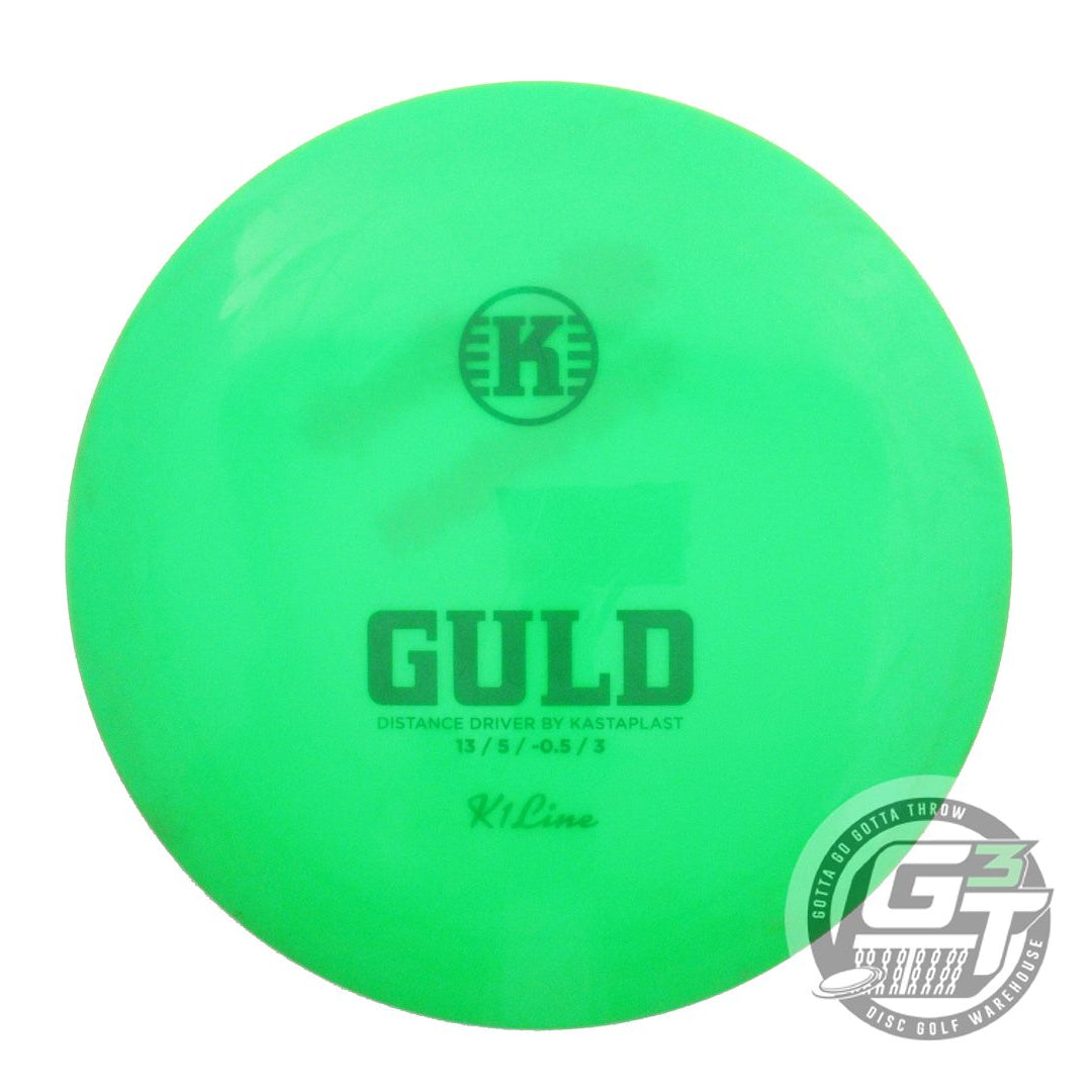 USED Kastaplast K1 Guld 171g Green Green Stamp Distance Driver Golf Disc