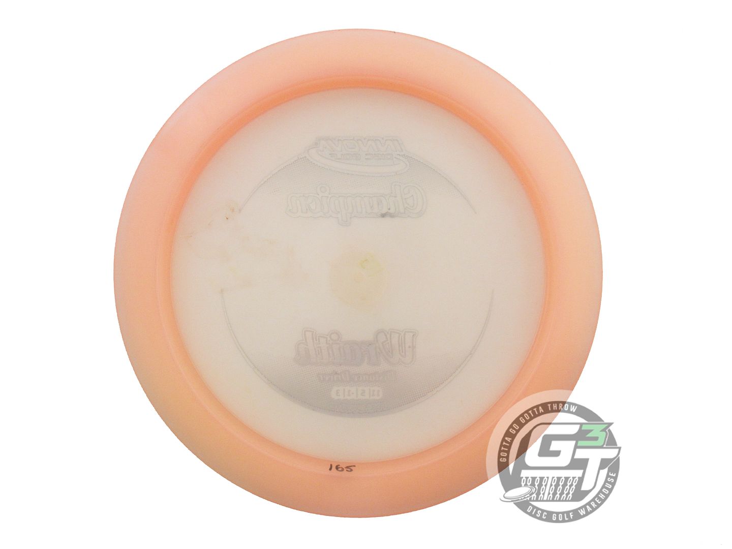 USED Innova Champion Wraith 165g Peach Black Stamp Distance Driver Golf Disc