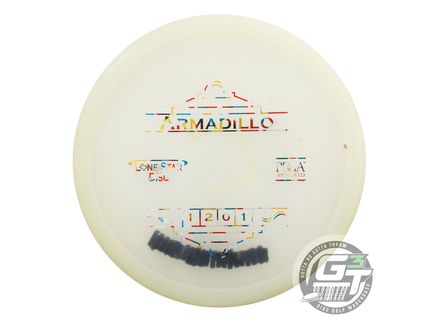 USED Lone Star Glow Armadillo 174g Wonder Bread Foil Putter Golf Disc