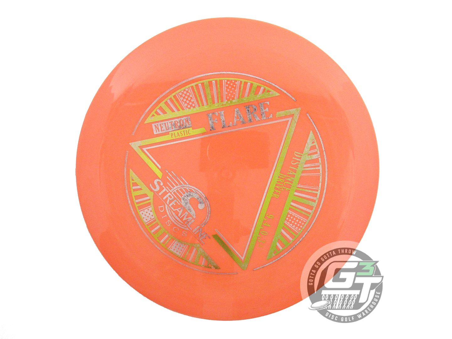 USED Streamline Discs Neutron Flare 171g Orange Distance Driver Golf Disc