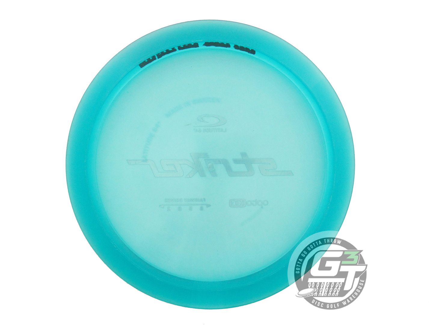 USED Latitude 64 Opto Ice Striker 175g Teal Aqua Foil Distance Driver Golf Disc