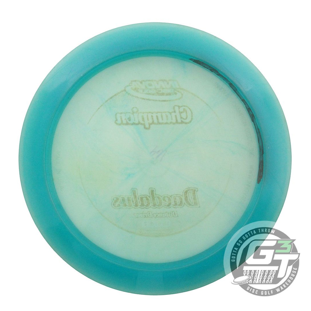 USED Innova Champion Daedalus 164g Teal Wiped Stamp Distance Driver Disc
