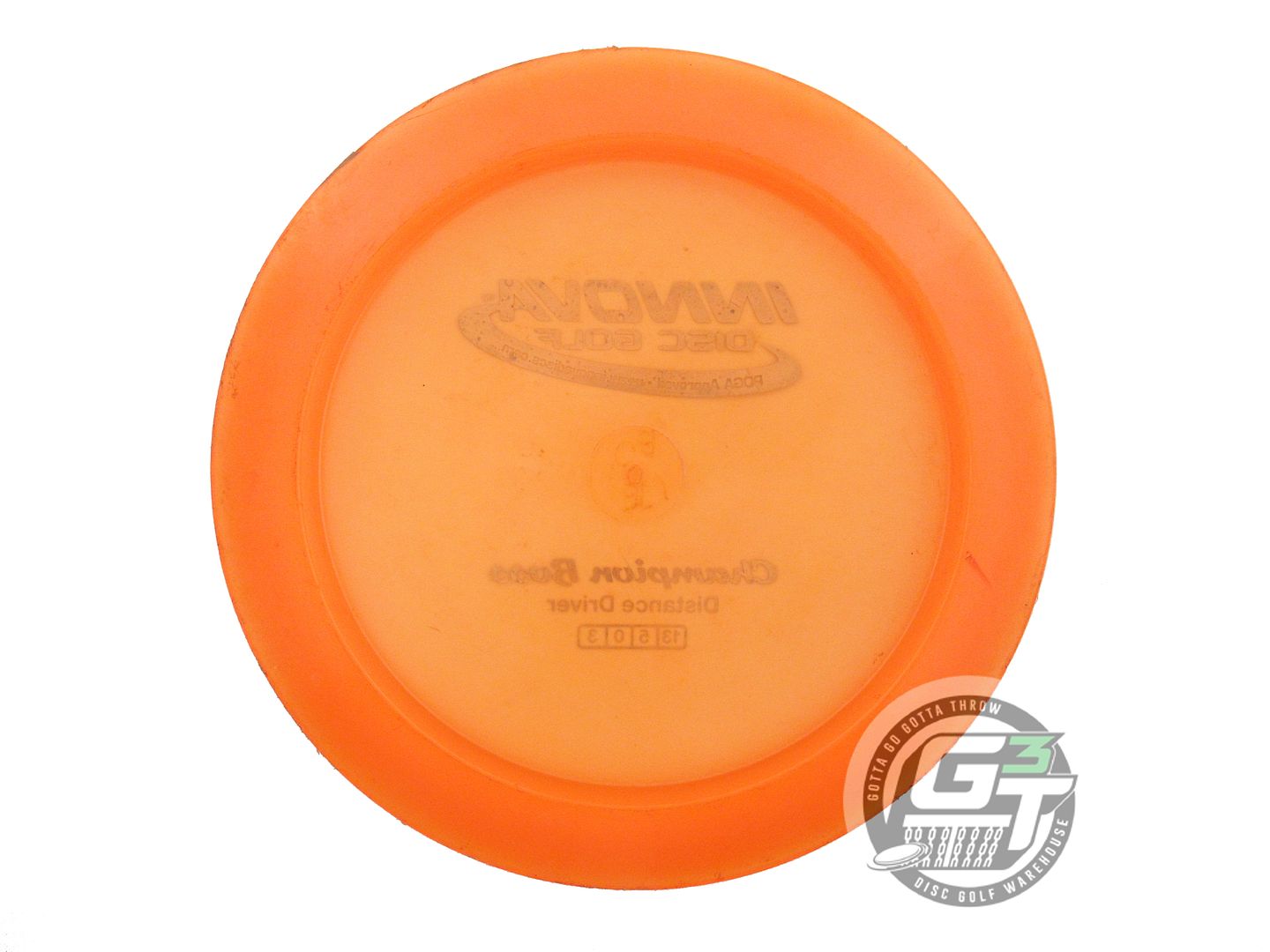 USED Innova Champion Boss 175g Orange Blue Foil Distance Driver Golf Disc