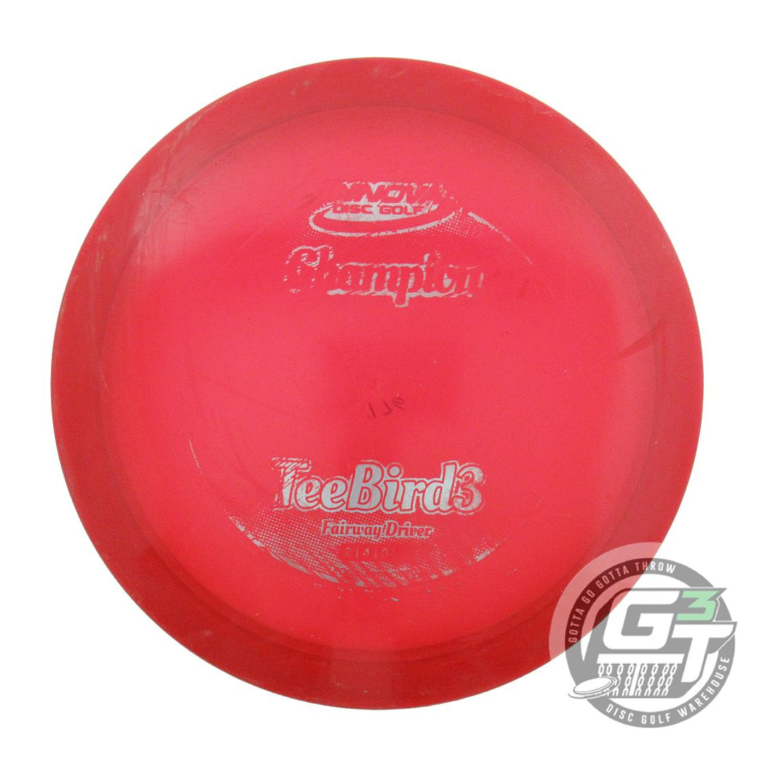 USED Innova Champion Teebird3 176g Red Silver Foil Fairway Driver Golf Disc