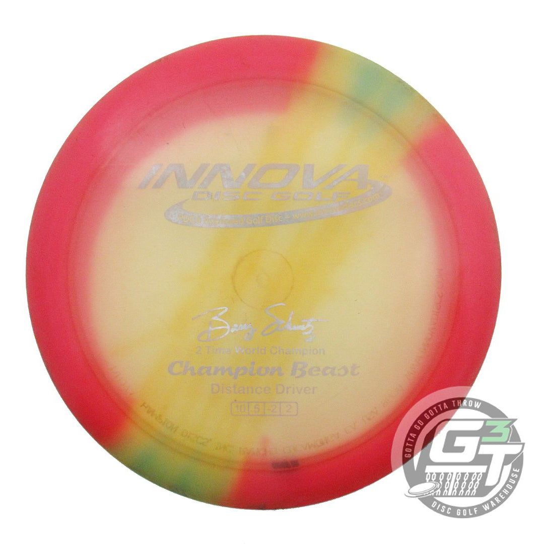 USED Innova I-DYE Champion Beast 175g Pink Burst Distance Driver Golf Disc