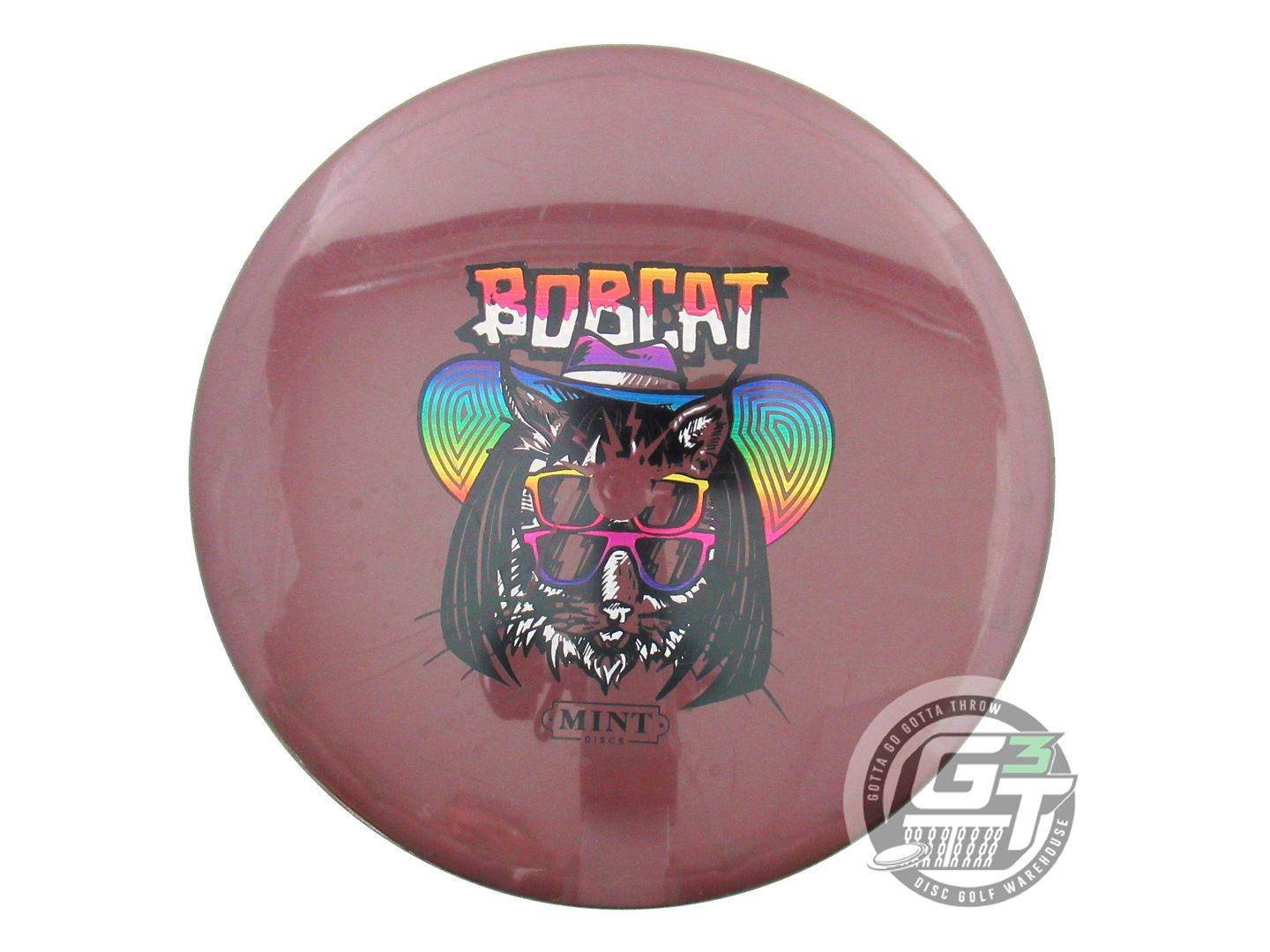 USED Mint Discs Sublime Bobcat 177g Maroon-Purple Midrange Golf Disc