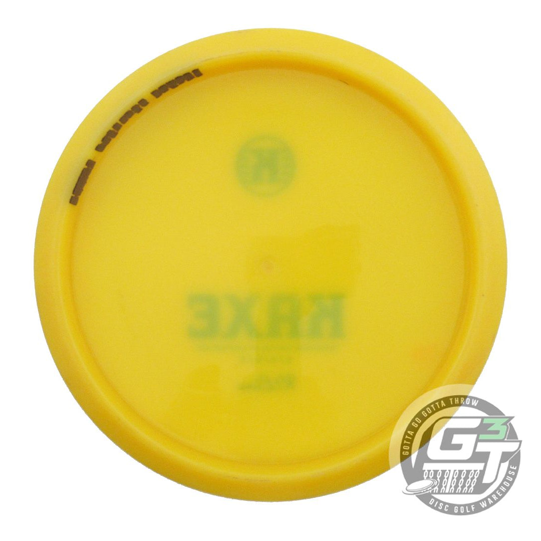 USED Kastaplast K1 Kaxe 171g Marigold Green Stamp Midrange Golf Disc