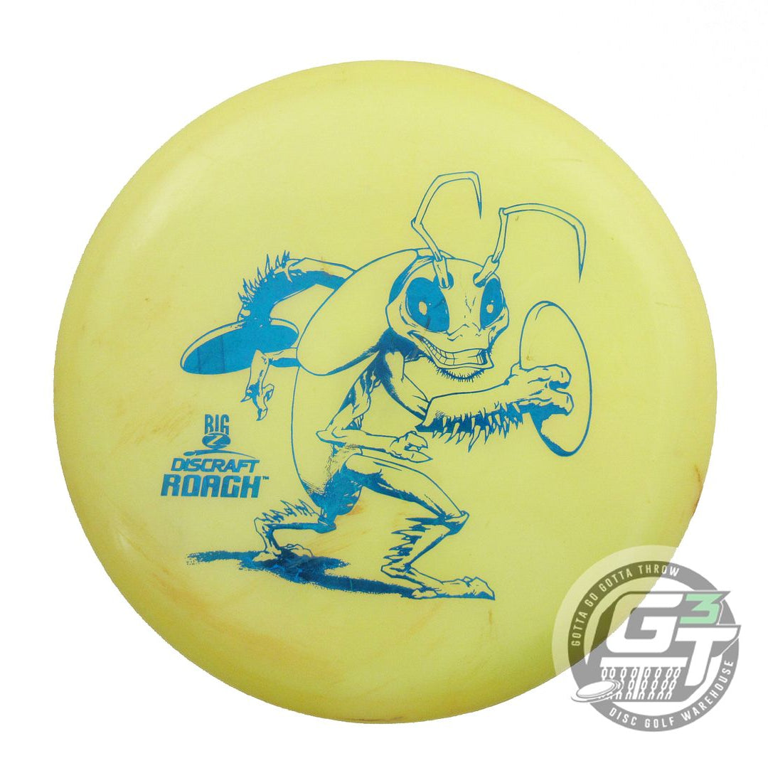 USED Discraft Big Z Roach 175g Yellow Blue Foil Putter Golf Disc