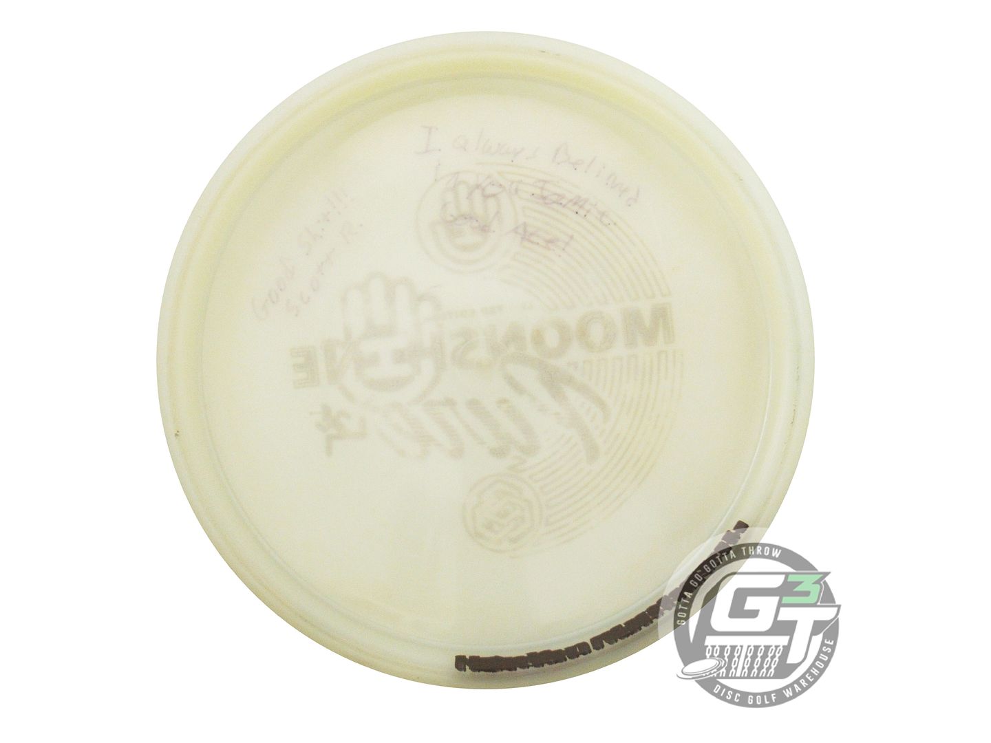 USED Latitude 64 HANDEYE Moonshine Opto Pure 174g Gold Holo Foil Putter Disc