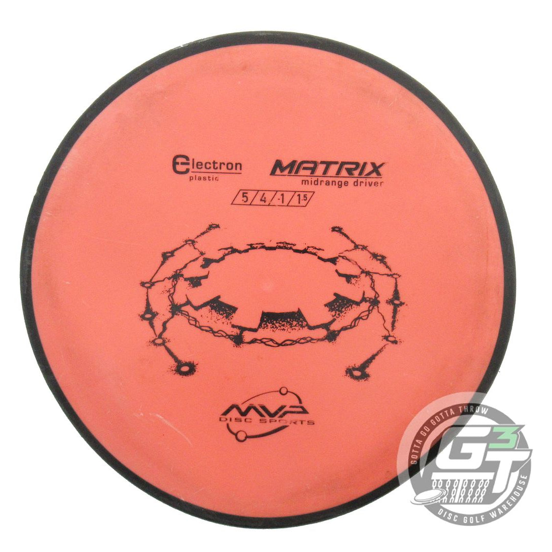 USED MVP Disc Sports Electron Matrix 176g Orange WARPED Midrange Disc