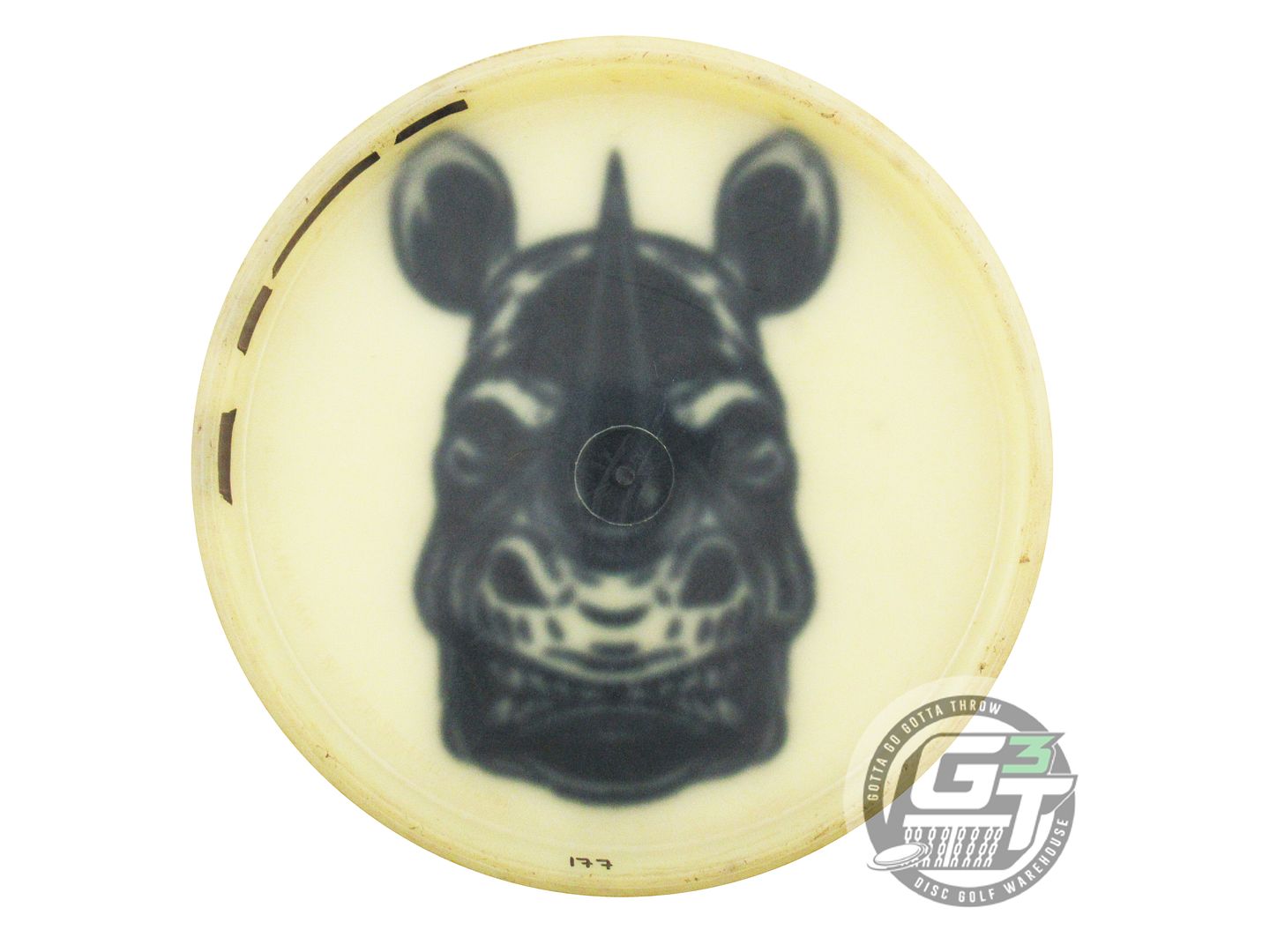 USED Innova Champion Glow Rhyno 177g HOME DYED Putter Golf Disc