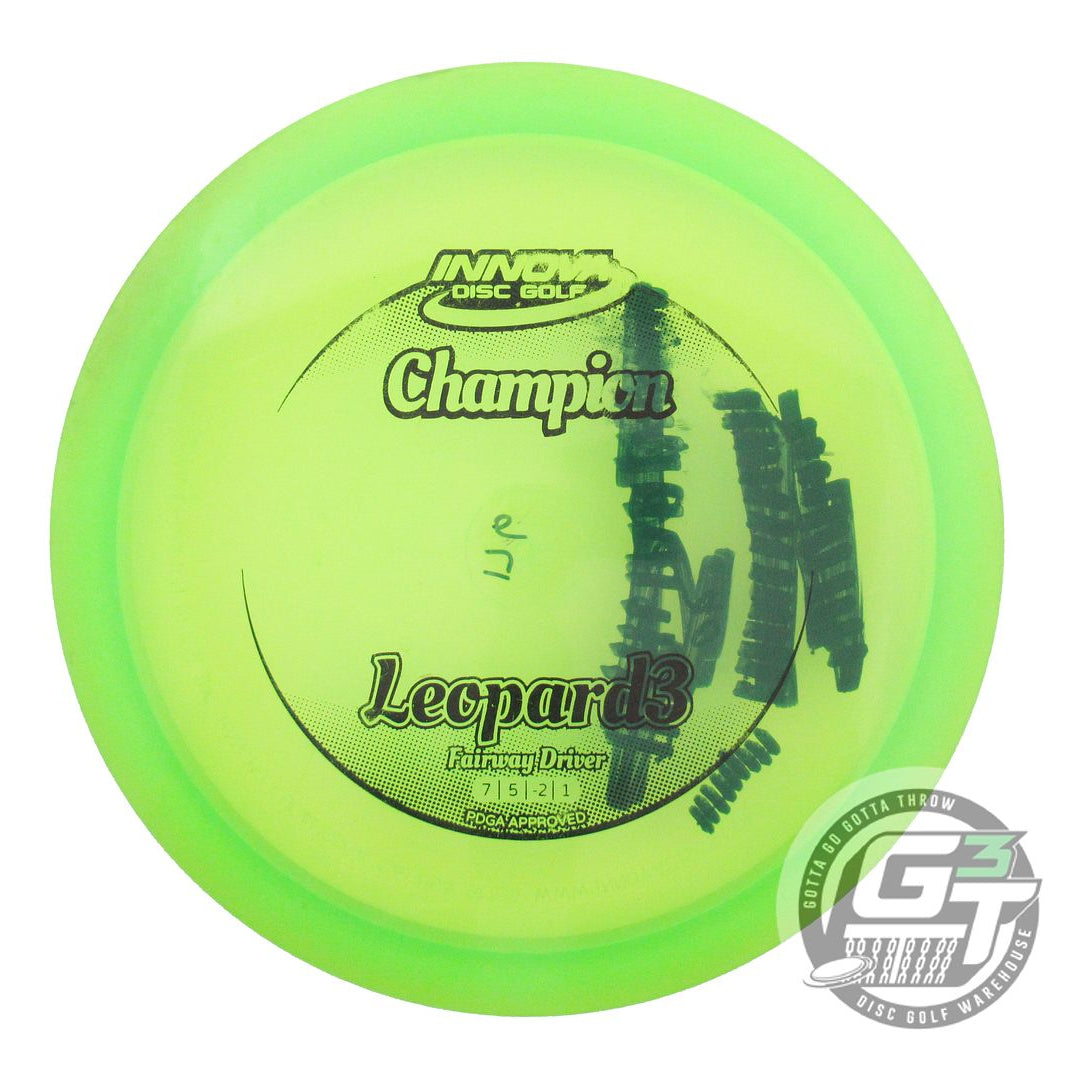 USED Innova Champion Leopard3 175g Lime Black Stamp Fairway Driver Golf Disc