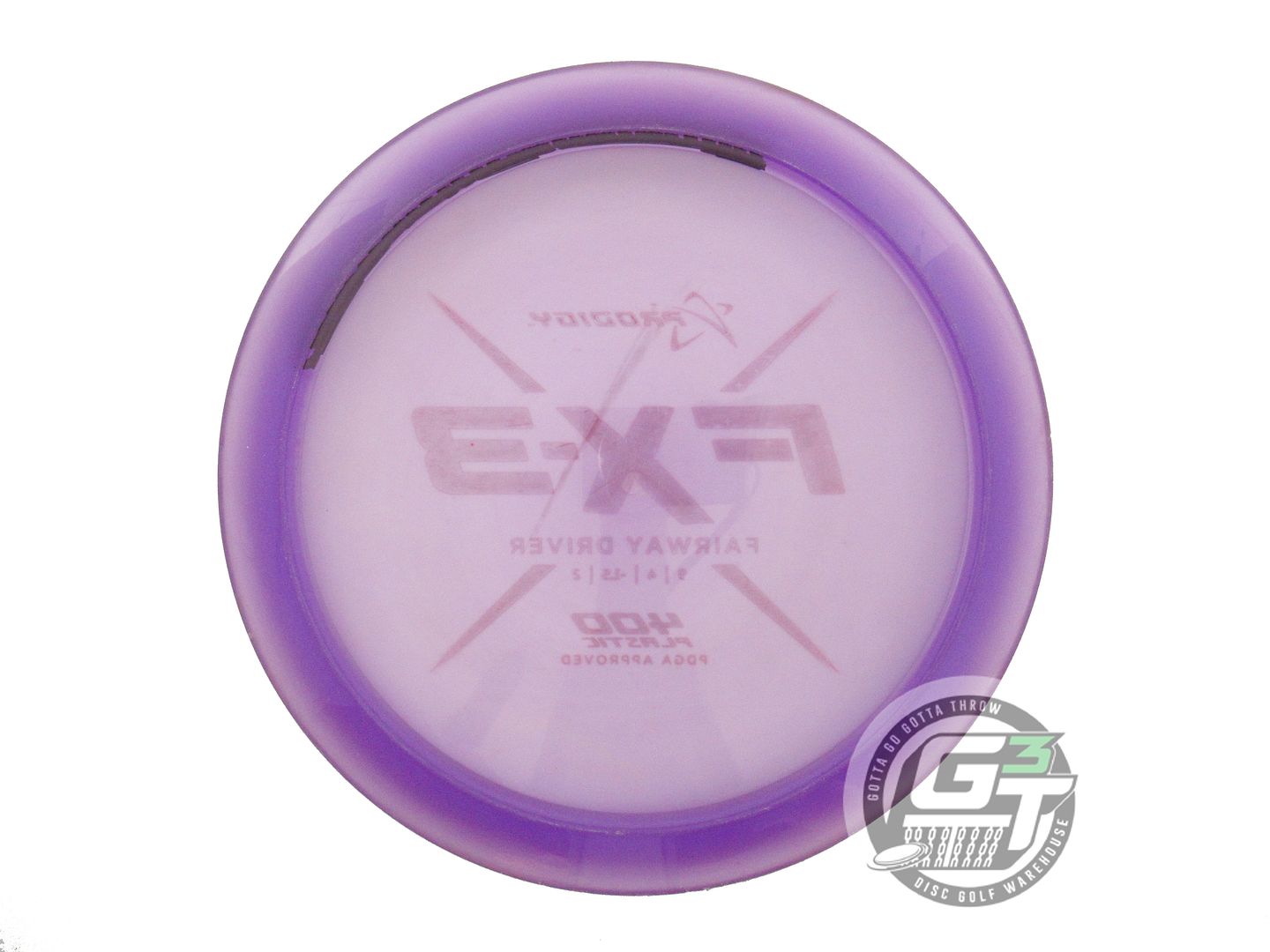 USED Prodigy Discs 400 FX3 175g Purple Red Star Foil Fairway Driver Golf Disc