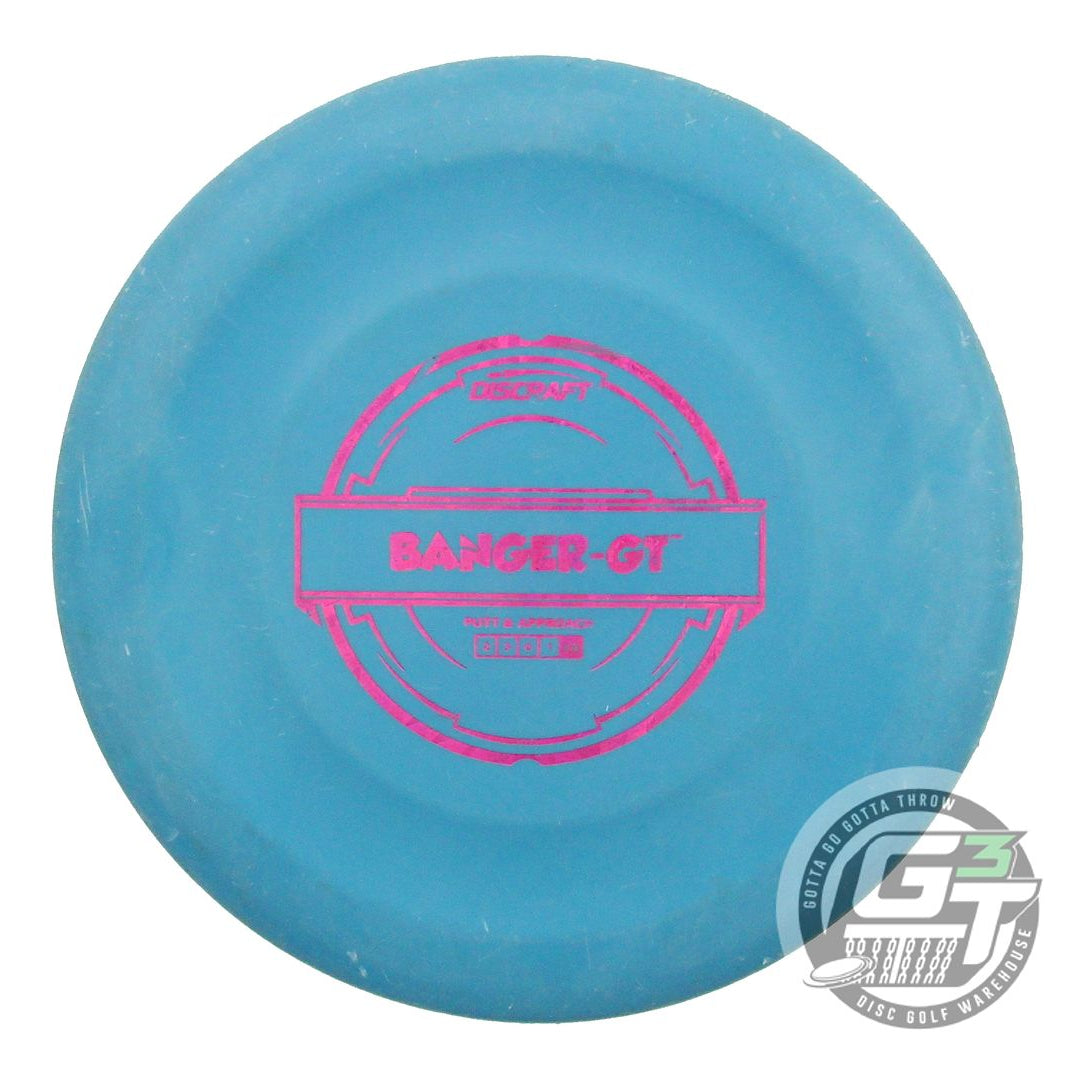 USED Discraft Putter Line Banger GT 175g Blue Magenta Shatter Foil Putter Disc