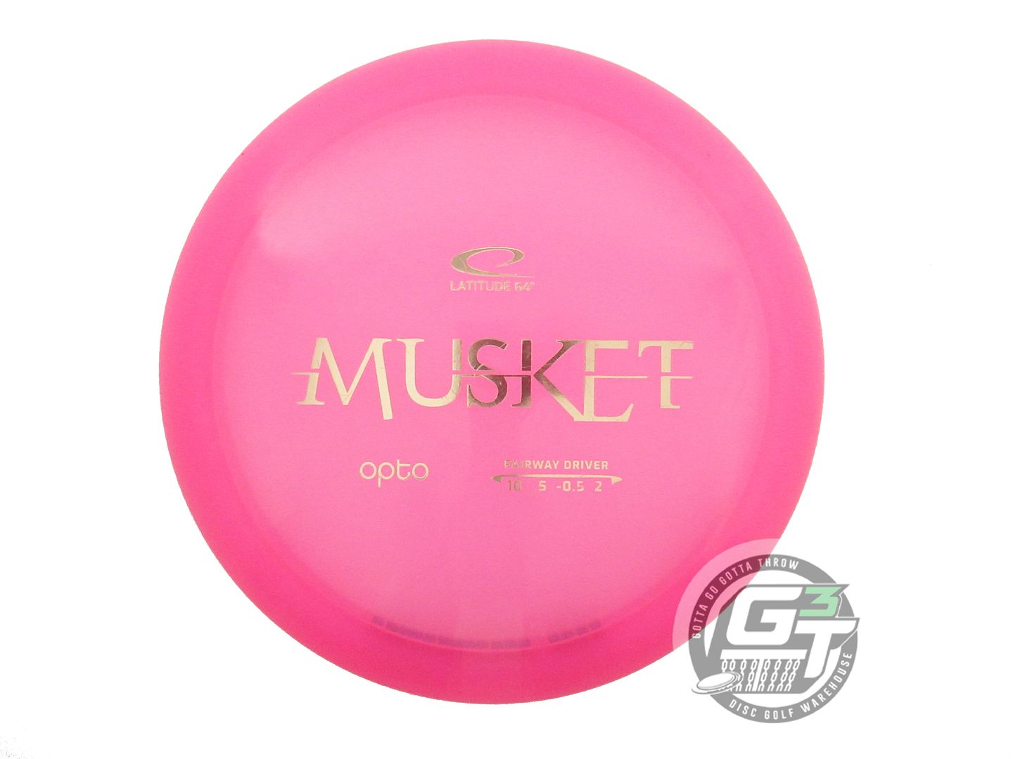 USED Latitude 64 Opto Musket 173g Pink Silver Foil Fairway Driver Golf Disc