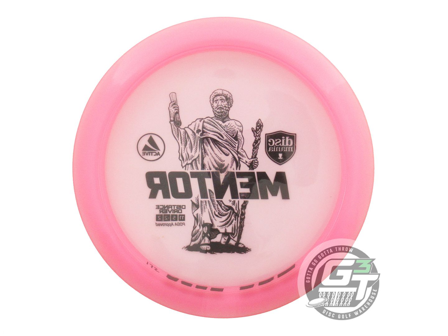 USED DiscMania Active Premium Mentor 172g Pink Black Stamp Distance Driver Disc