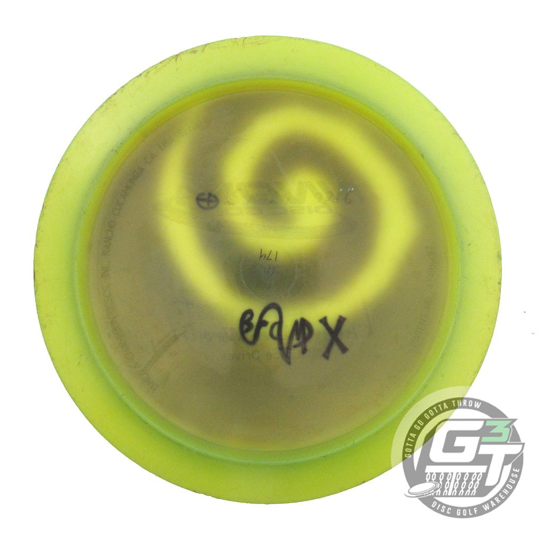 USED Innova Champion Wraith 174g Lime HOME DYED PFN Distance Driver Golf Disc