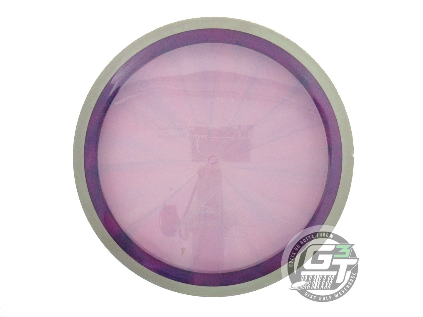 USED Axiom Discs Proton Insanity 174g Purple Gray Rim Distance Driver Golf Disc