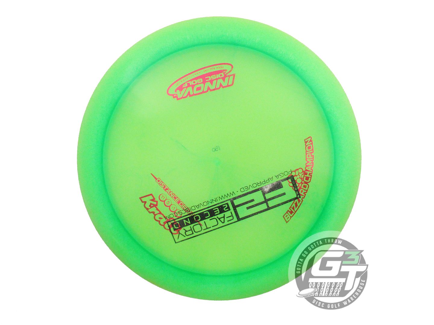 USED Innova X-OUT Blizzard Krait 150g Green Red Foil Distance Driver Golf Disc