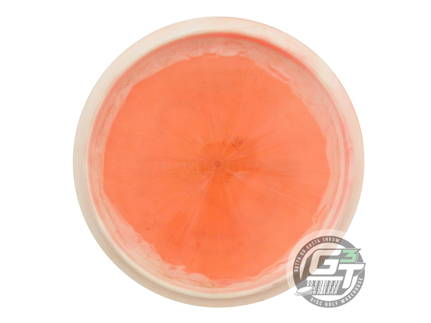 USED Dynamic Discs Lucid Ice Orbit Evidence 176g White-Orange A Midrange Disc