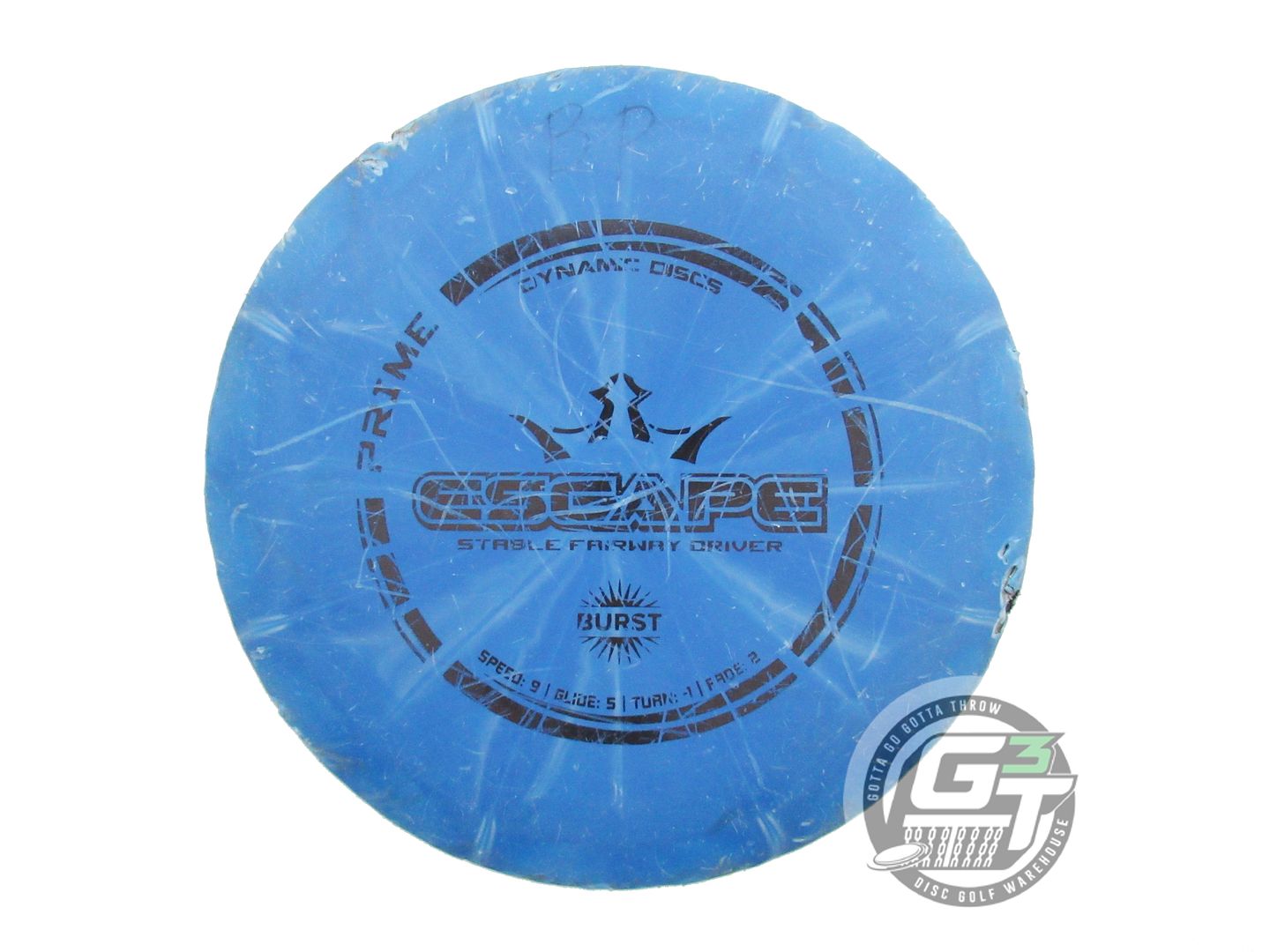 USED Dynamic Discs Prime Burst Escape 173g Blue Black Stamp Fairway Driver Disc