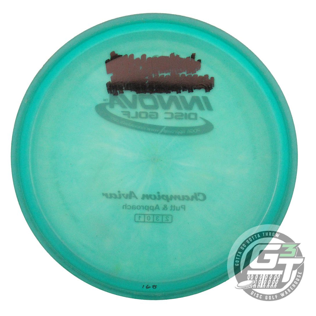 USED Innova Champion Aviar 168g Green Gold Stamp Putter Golf Disc