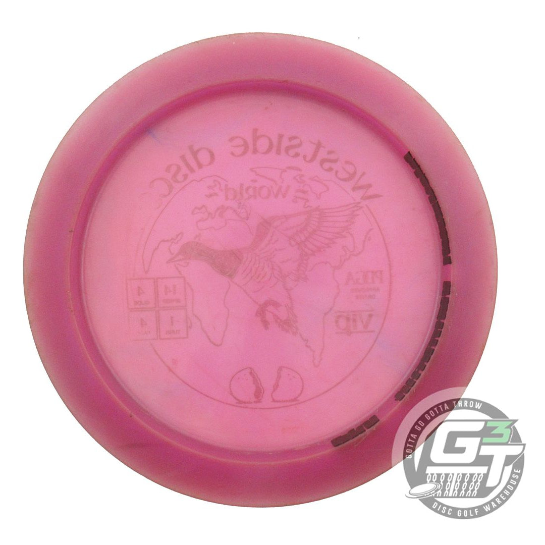 USED Westside Discs VIP World 175g Lilac Green Foil Distance Driver Golf Disc